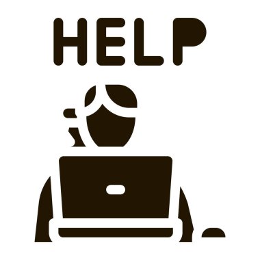 bilgisayar servis simgesi Vektör Resimlendirmesi