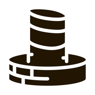 Ziyaretçi Mekke ikon vektörüyle ilişkili hac yolculuğu