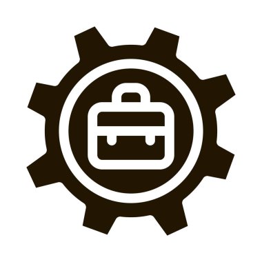 kariyer ayarları simgesi Vektör Kabartması