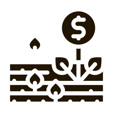 para ağacı alan simgesi Vektör Kabartması