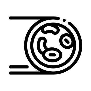 Sağlıklı arter çizgisi ikonu vektör illüstrasyon işareti