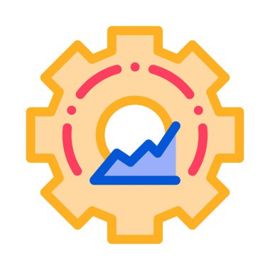 işlem politikası renk ikonu vektör illüstrasyon işareti