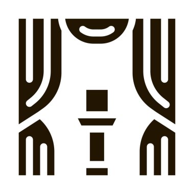 Müzayede görünümlü sembol vektörü. Müzayede tabelası. izole edilmiş sembol çizimi