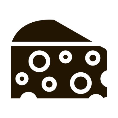 kaba üçgen peynirli gofret simgesi vektörü. Kaba üçgen peynirli çubuk işareti. izole edilmiş sembol çizimi