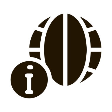 Dünya çapında bilgi simgesi vektörü. Dünya çapında bilgi işareti. izole edilmiş sembol çizimi