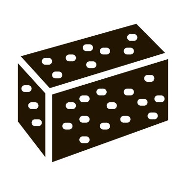 soya tofu simgesi Vektör Kabartma