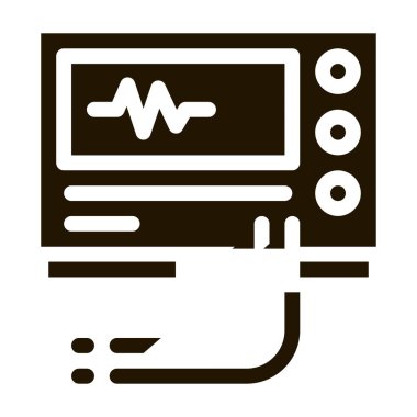 radyo tanısı ekipman simgesi Vektör Kabartma