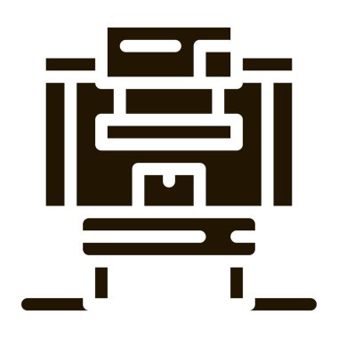 imalat aracı simgesi Vektör Glyph Illustration