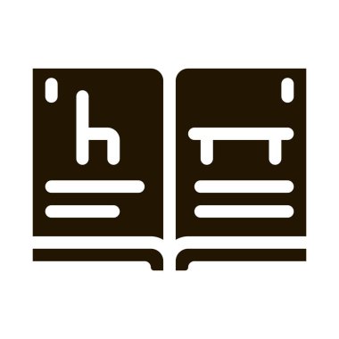 Mobilya katalog simgesi Vektör Çizimi