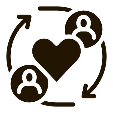 farklı ırk tolerans simgesi Vektör Kabartması