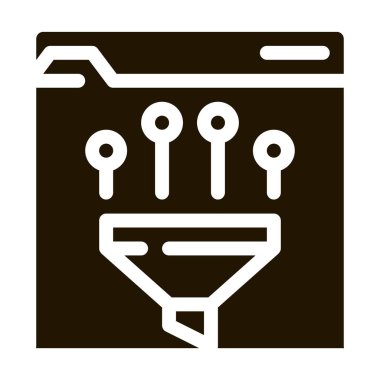 Veri simgesi Vektör Kabartması filtreleniyor