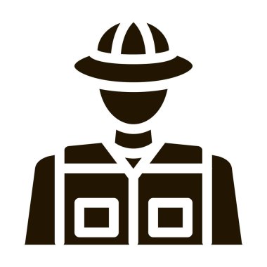 orman öncüsü ikon vektör gösterimi