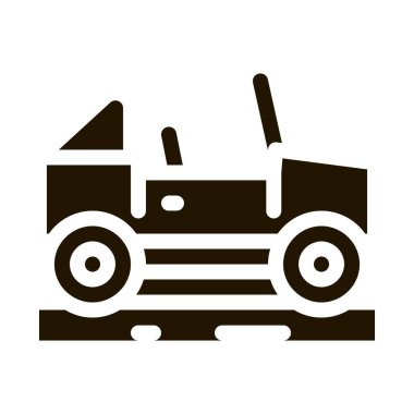 araba cip simgesi vektör gösterimi