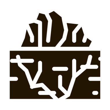 Okyanus simgesi Vektör Kabartması 'ndaki buzdağı