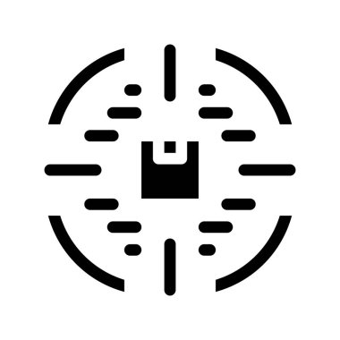 Satın alınan ürünler için dilek simgesi vektör çizimi