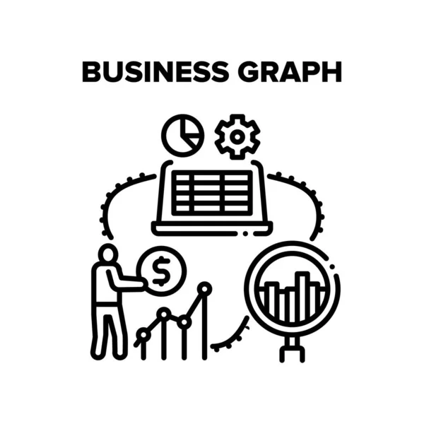 Вектор бизнес-графика — стоковый вектор