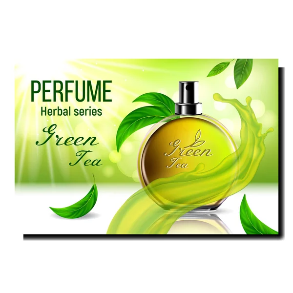 Profumo Aroma creativo promozionale Poster Vector — Vettoriale Stock