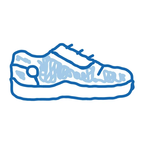 Special Sports Shoes Bosquejo Icono Del Vector Señal Zapatos Deportivos — Archivo Imágenes Vectoriales