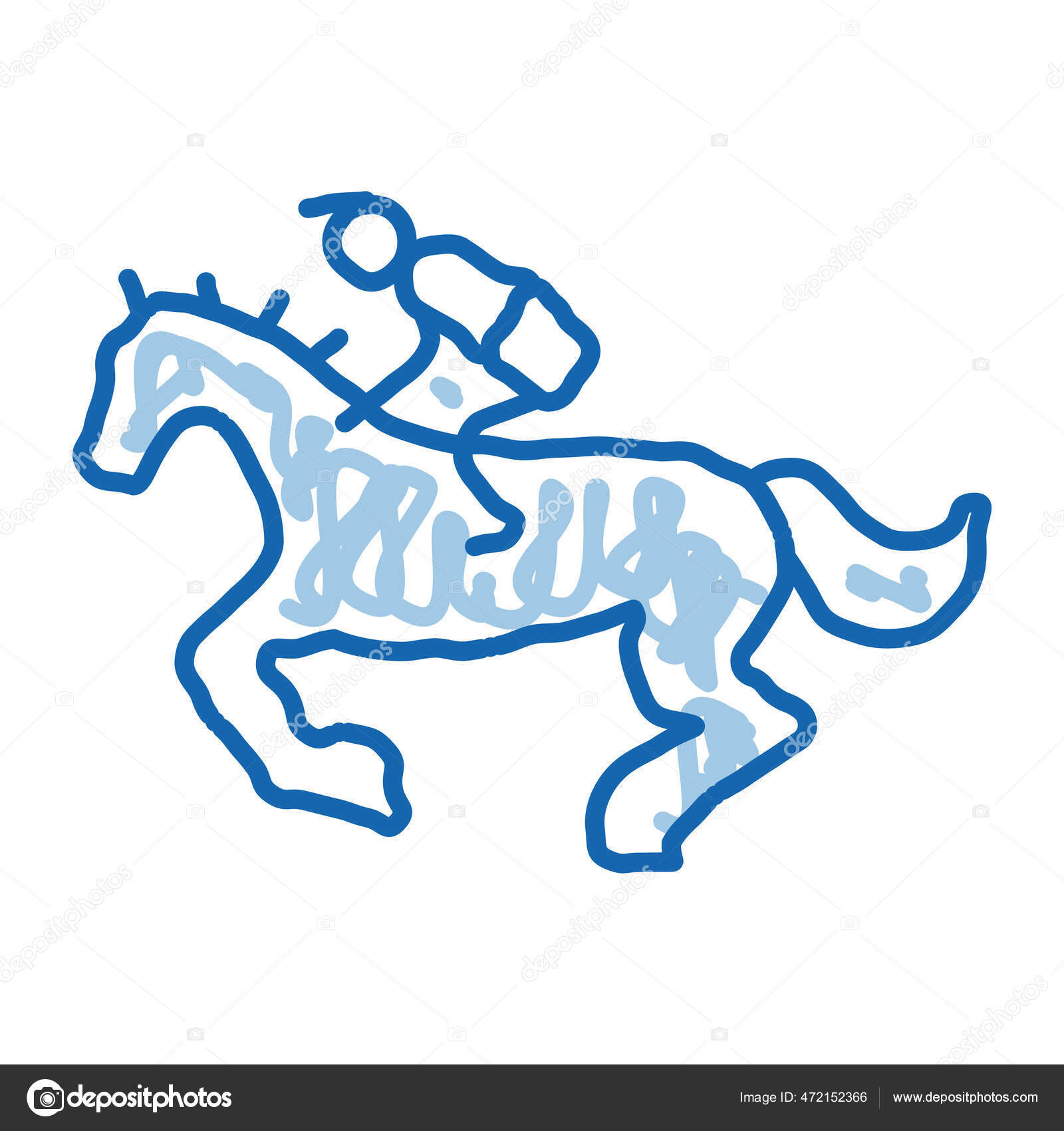 Horse Imagens de Stock de Arte Vetorial