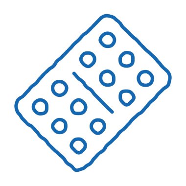 tablet tabağı karalama simgesi el çizimi illüstrasyon