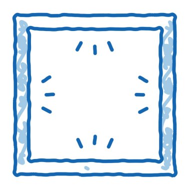 Lamba karalama ikonu el çizimi illüstrasyonlu esnek tavan