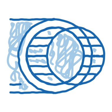 Kan damarı karalama simgesi el çizimi resimleme güçlendiriliyor