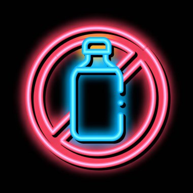 Alerjen Serbest İşaret Lactose Neon Işıltısı resimleme