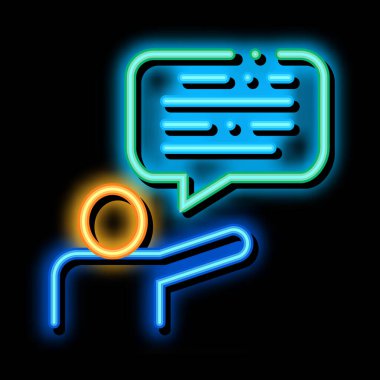 Hoparlör İnsan Yetenek Parıltısı simgesi illüstrasyonu