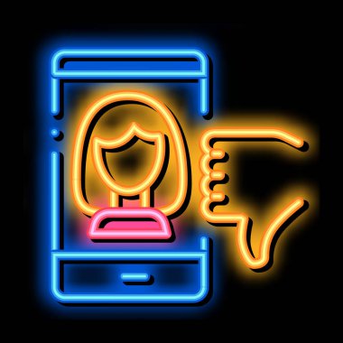 Avatar Dişi Neon Işıltı ikonundan hoşlanmaz