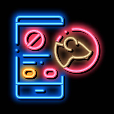 Fare Koruma Akıllı Telefon Servisi neon ışıklı resim