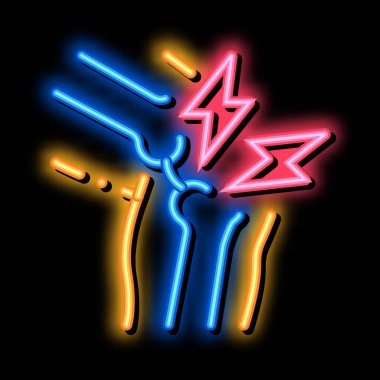 Diz Eklem Ağrısı Simgesi Vektör Özeti ResmiComment