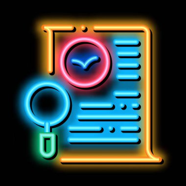 Kuş Belgesi Listesi Araştırma neon parlaklık resimleme