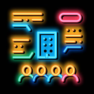 Neon Işıltısı İmajı Modelleme Evi tartışması