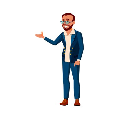 Patron, şirketin yeni elemanını tanıtıyor.