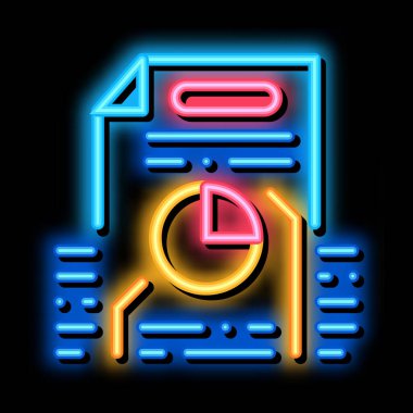 Strateji politikası neon ışık işareti vektörü. Parlak ikon strateji işareti. şeffaf sembol çizimi