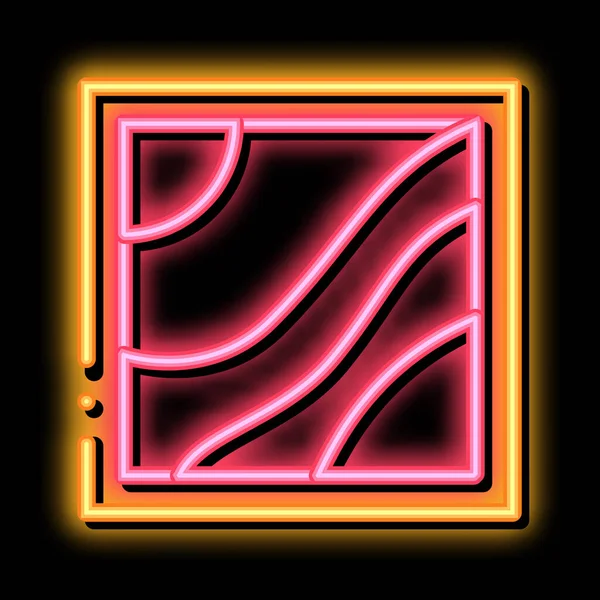 Sterrenhemel Rek Plafond Neon Licht Teken Vector Gloeiend Helder Pictogram — Stockvector