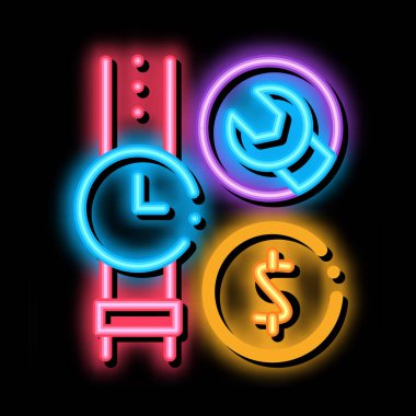 saat onarım maliyeti neon parlaklık resimleme
