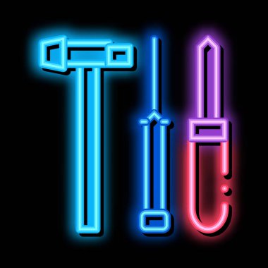 saat onarımı enstrüman aydınlatma simgesi illüstrasyonu