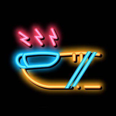 tırnak hastalığı neon ışıklı ikon illüstrasyonuName