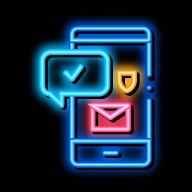 mobil veri koruma simgesi vektör çizimi çizimi