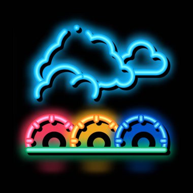 Parlak ışık ikonu resimlemesi için rampalar