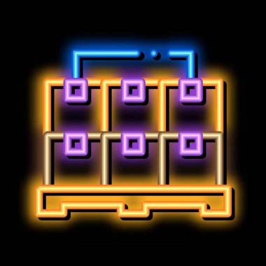 Parcels neon parıltısı resimli stella