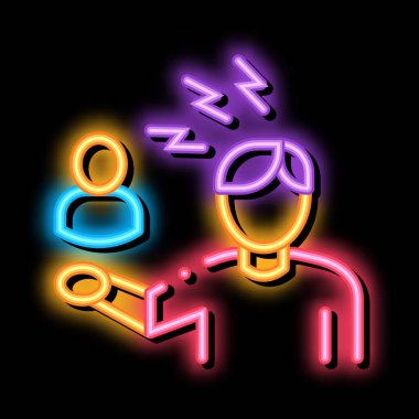 neon ışıklı insan resimlerinin tartışılması ve kınanması
