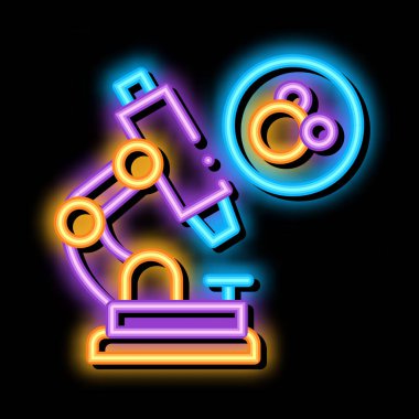 ilaç için mikroskop neon parıltısı resimleme