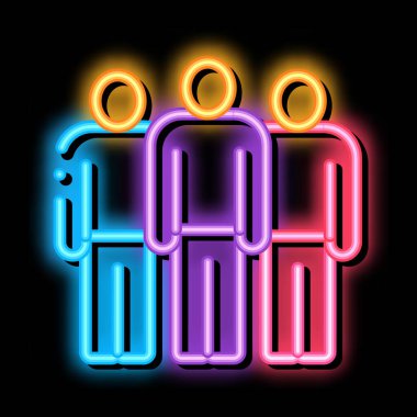 neon parlaklık simgesi illüstrasyonu