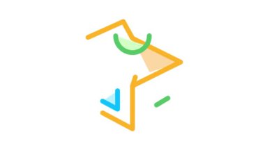 Açılmış Karton Kutusu Onaylanmış Element Simgesi Canlandırması