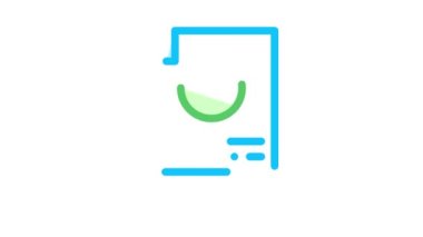 Onaylanmış İşaretli Simge Canlandırması ile Belge Metni Dosyası