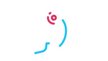 Yüksek Tansiyon İnsan Başı Silüeti Simge Canlandırması