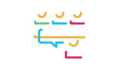 İş Görüşmesi İnsan Silüeti Avlama Simgesi Canlandırması