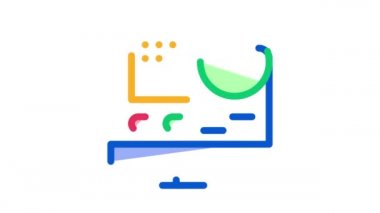 Veri İşlemcisi Bilgisayar Bahisleri ve Kumar Simgesi Canlandırması